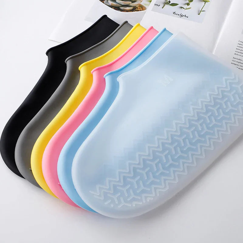 Antislip Latex Rain Boots Rain Shoe Cover Waterproof