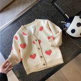 2022 Autumn Winter Girls Boys Fleece Knitting Sweaters