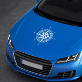 Car Sticker Graphics Mountain Adventurers Compass Truck Decoration Rv Camper Suv Body Side Hood Vinyl Auto Tuning Accessories