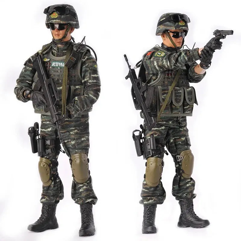 KADHOBBY 1/6 SWAT Set Army Chinese WU Police