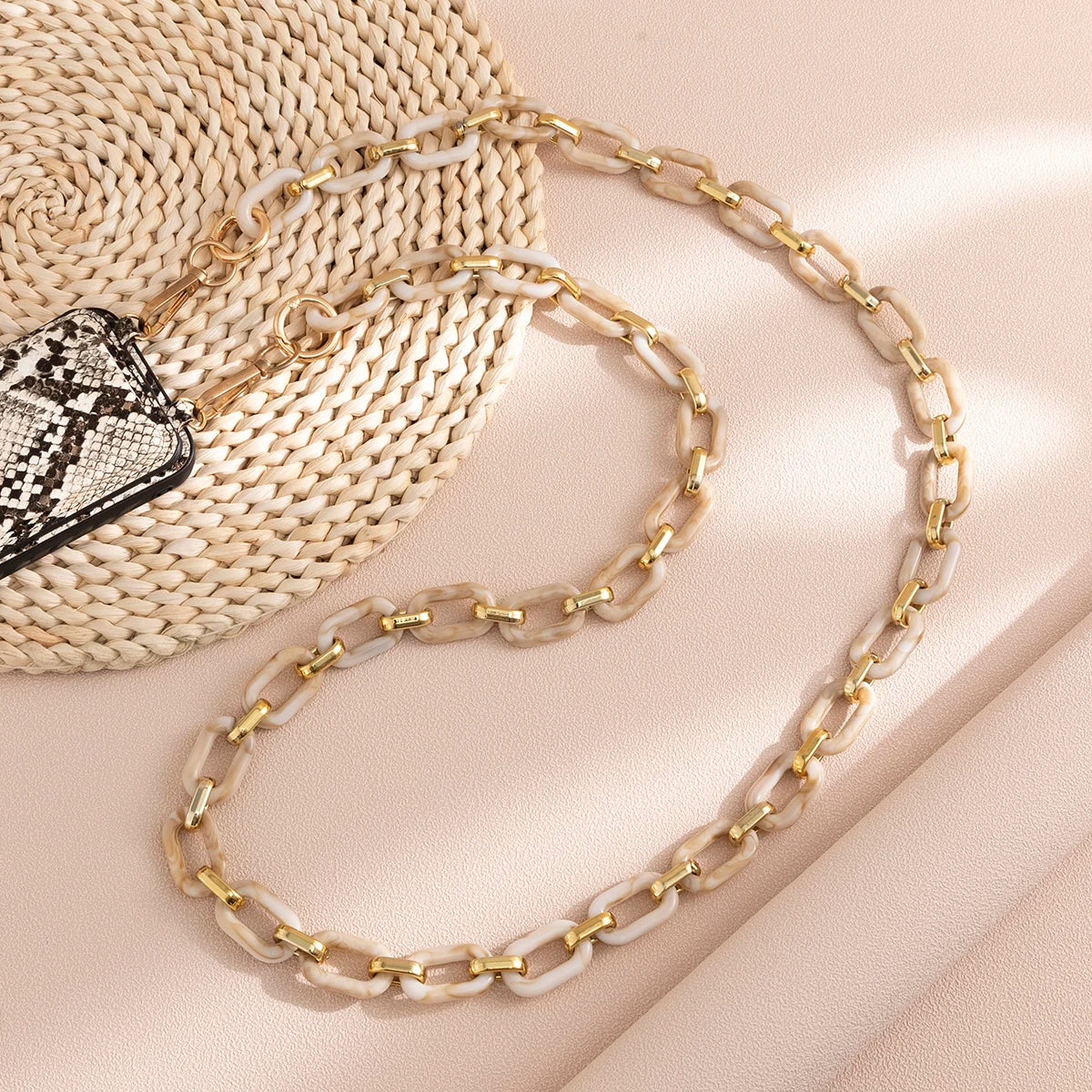 Fashion 120cm Telephone Strap Long Style Acrylic Slant