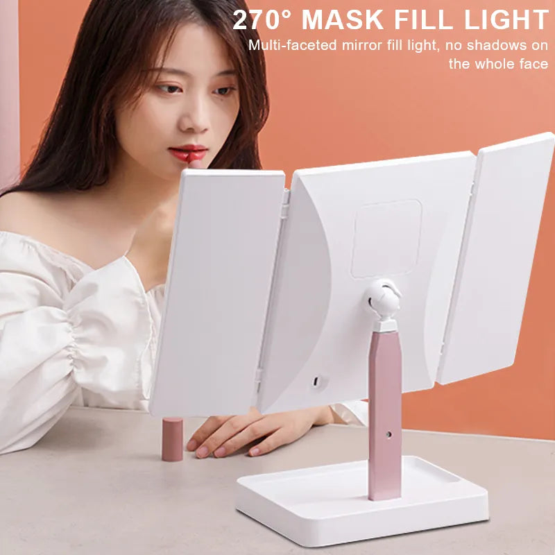 72 LED Light Vanity Mirror 1/2/3X Magnifying Cosmetic