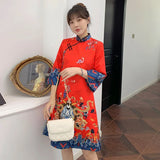 Ins Red Blue Loose 2021 New Fashion Modern