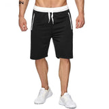 Plus S-3XL Men Run Shorts Patchwork Training Shorts