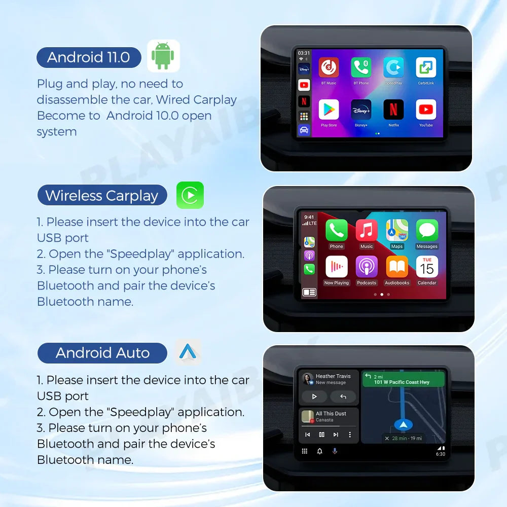 2024 Carplay AI BOX Wireless Android Auto Carplay