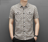 Summer Cotton Men's New in Shirt Slim Fit