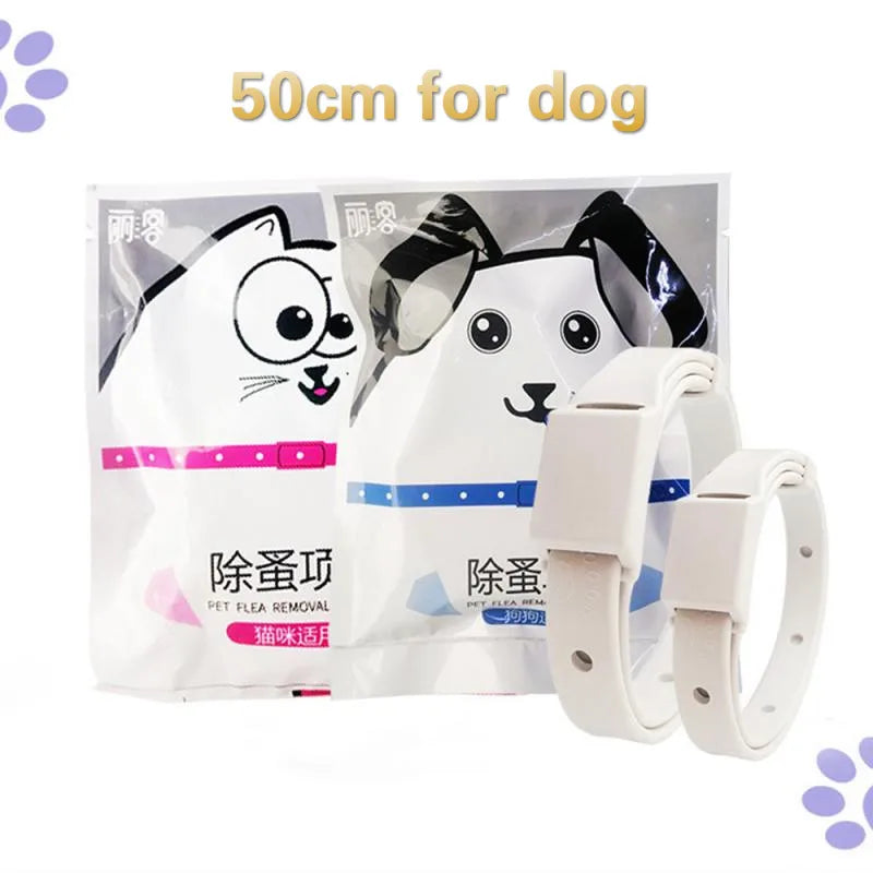 3pc Adjustable Cat & Dog Collar Flea &