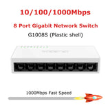 5 8 Port Full 1000Mbps Gigabit Network Switch