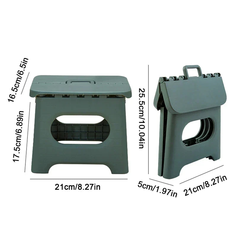Portable Plastic Folding Stool for Kids Outdoor Hiking