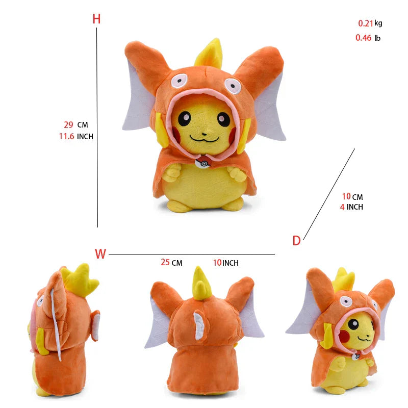 Pokemon Pikachu Cosplay Toys Charizard Snorlax Garchomp Tyranitar