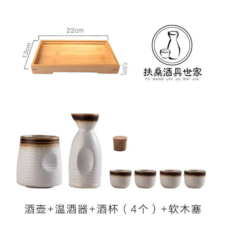 Tableware Set Sake Home Bar Tools Liquor Glasses