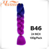 6 Pcs 24" Jumbo Synthetic Braids Hair Extensions