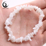 Stretch Natural 5-8mm Chips Bead Bracelet Healing Crystal