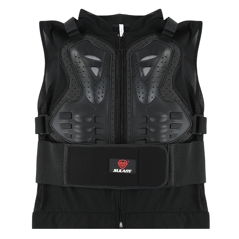 1PC Motorcycle Armor Protection Vest for Chest and Back (M-XXL)