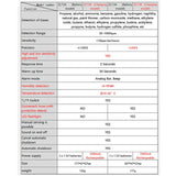 Handheld Combustible Gases Leak Detector Natural Gases Leakage