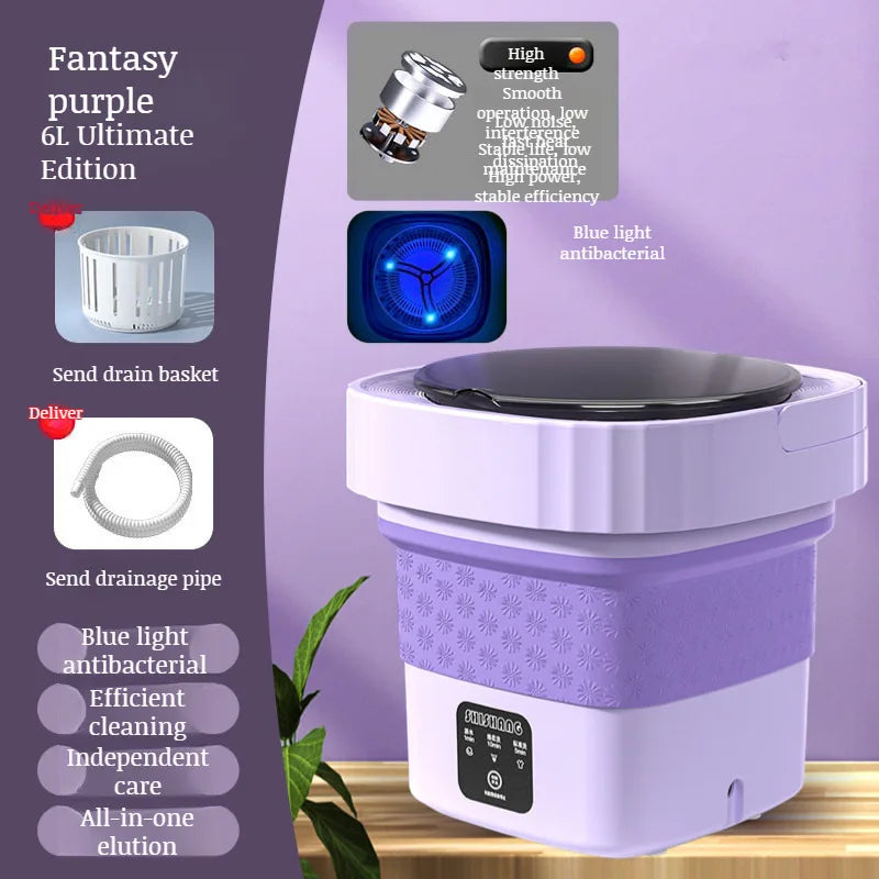 Portable Washing Machine Folding Mini Washing Machine Washing