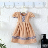 Princess Dress Towel Thick Coral Velvet Super Absorbent
