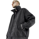 Fashion Casual Suede Flip Lining Slim Quality Men'S