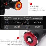 Saddle Version Taillight Bicycle Auto Smart Brake Sensing