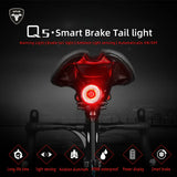 Saddle Version Taillight Bicycle Auto Smart Brake Sensing