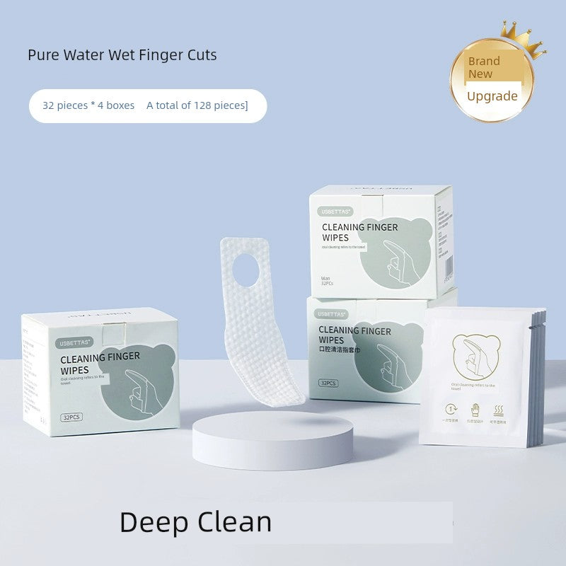 Beipisi Baby Oral Cleaner Gauze Finger Covers Toothbrush