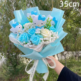 Kawaii Hello Kitty Cat Plush Dolls Rose Soap