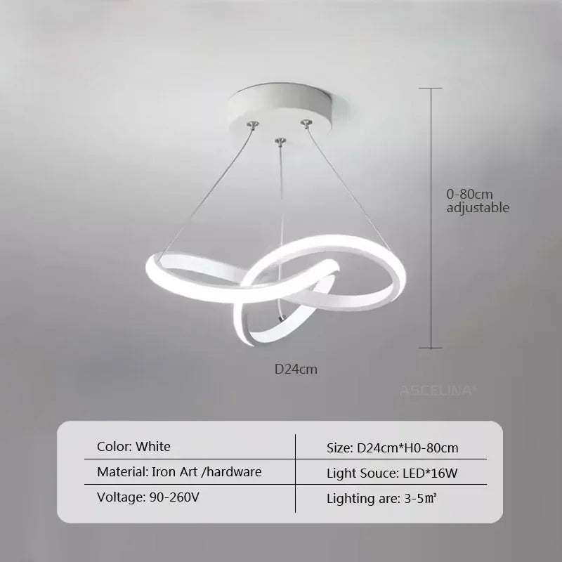 Nordic LED Ceiling Pendant Lamp Dining Room Corridor