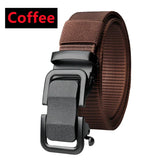 New Nylon Automatic Buckle Men Belt Outdoor Tooling