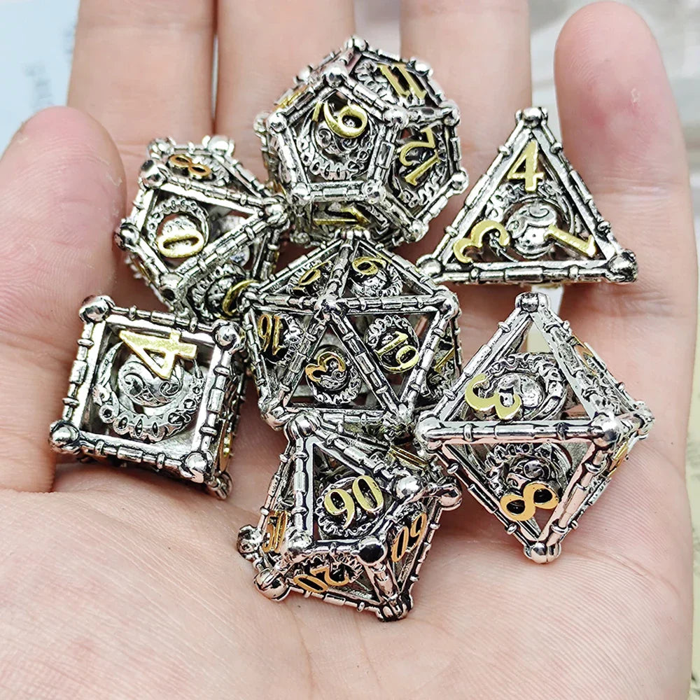 Special Offer Resin Metal Dice Set Sample With