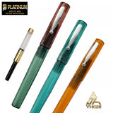 Original Platinum Fountain Pen PREFOUNTE 3 Colors Transparent