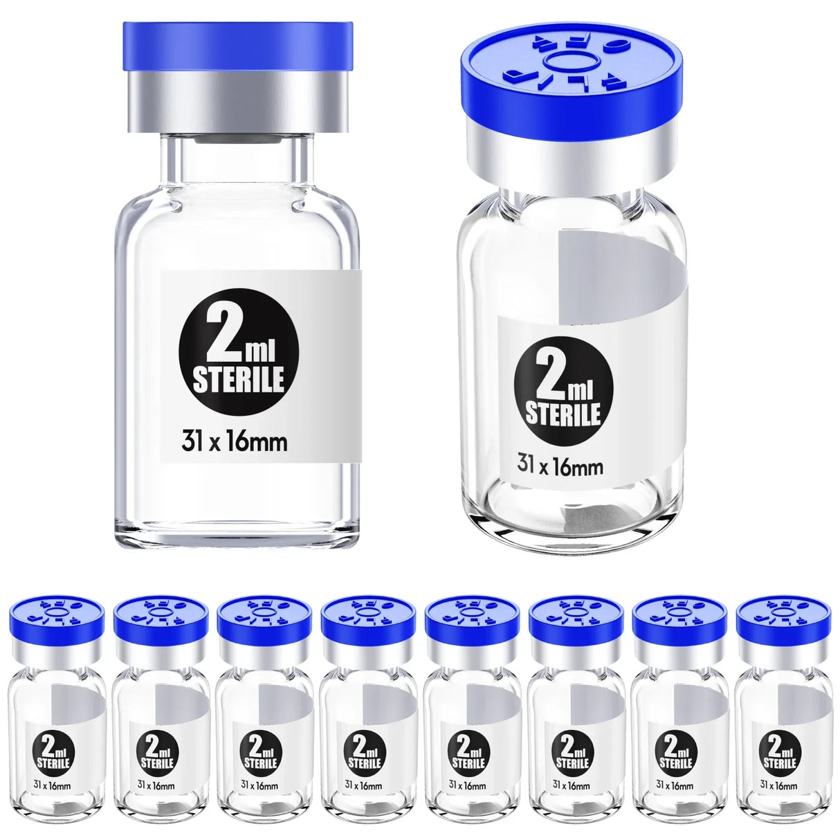 Ks-Tek Sterile Empty Vials with Self Healing Injection