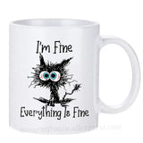 Kitten Cat Coffee Mugs Ceramic Tea Cups Creative