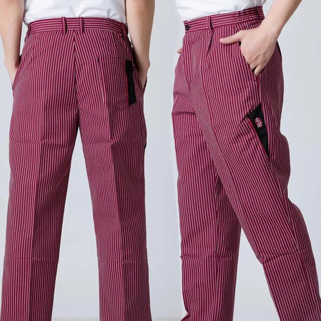 Unisex Chef Uniform Hotel Restaurant Cook Pants BBQ