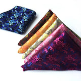 1PC Luxury Formal Wedding Fashion Handkerchiefs Colorful Mens