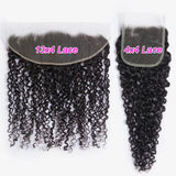 Brazilian 3B 3C Spirals Curly Bundles With Frontal