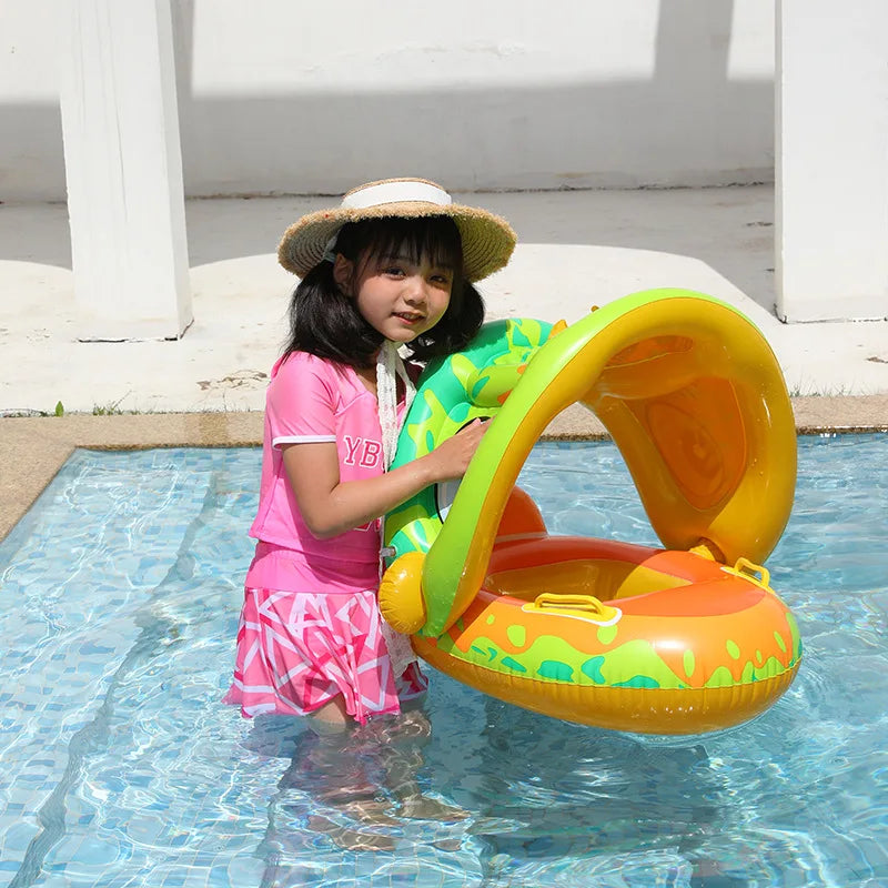 Infant Baby Float Swimming Seat Circle Inflatable Pool