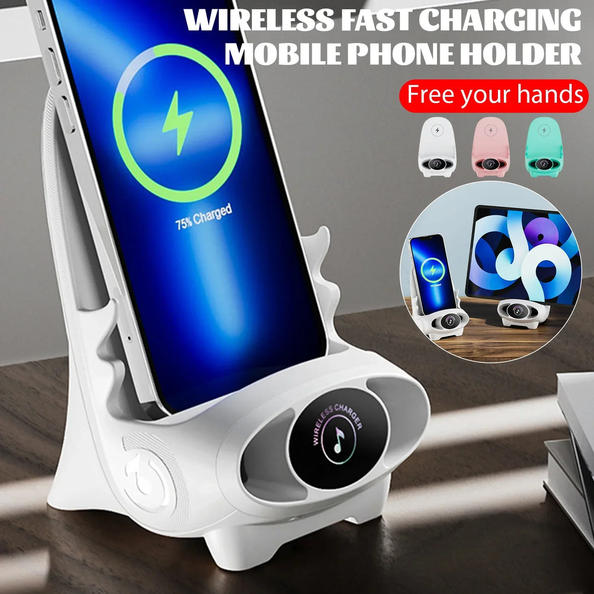 Portable Mini Chair Wireless Charger Chair Shape Charger