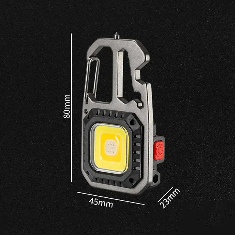 Mini LED Flashlight Portable Work Light Pocket Keychains