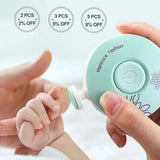 6 PCS/Set Electric Baby Nail Trimmer Kid Nail