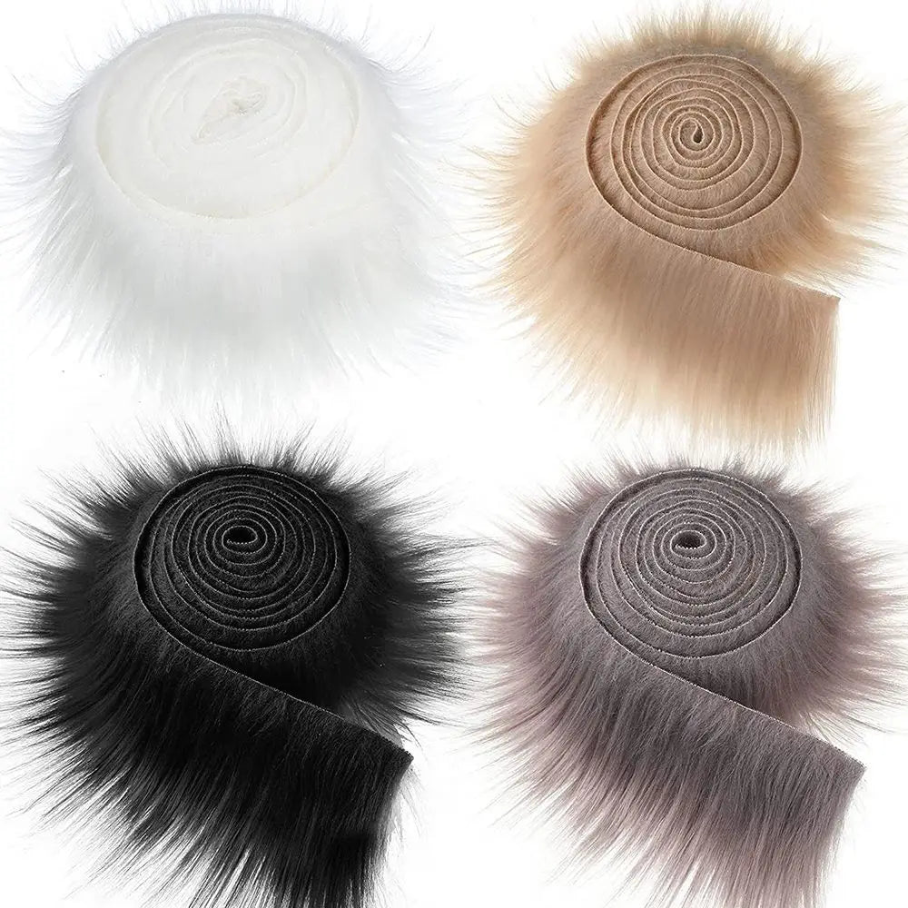 Apparel Sewing Trimming Fluffy Soft Long Plush Fur