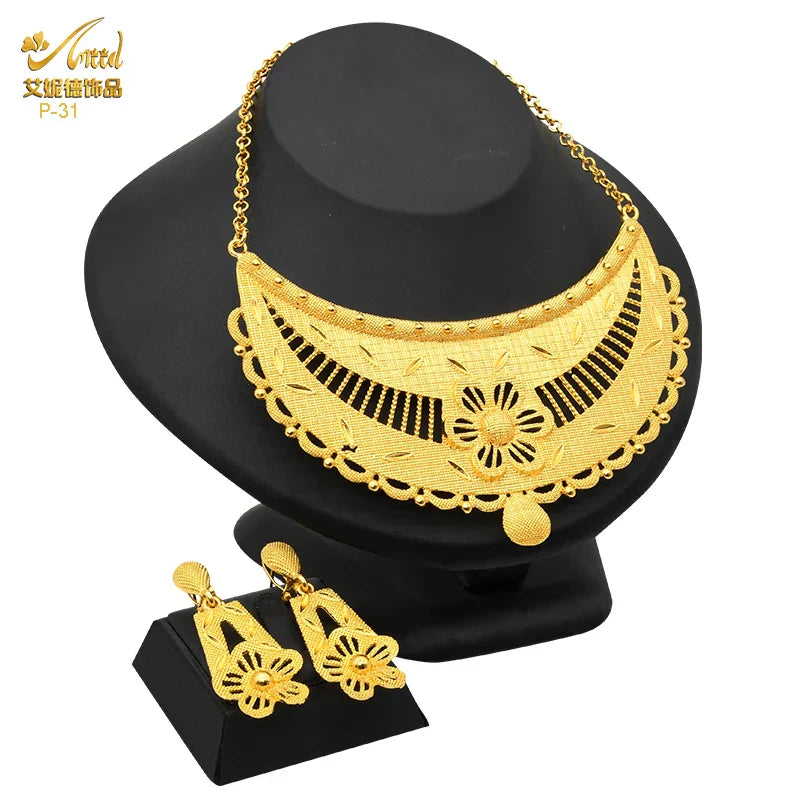 ANIID Africa Luxury Round Ball Jewelry Sets For