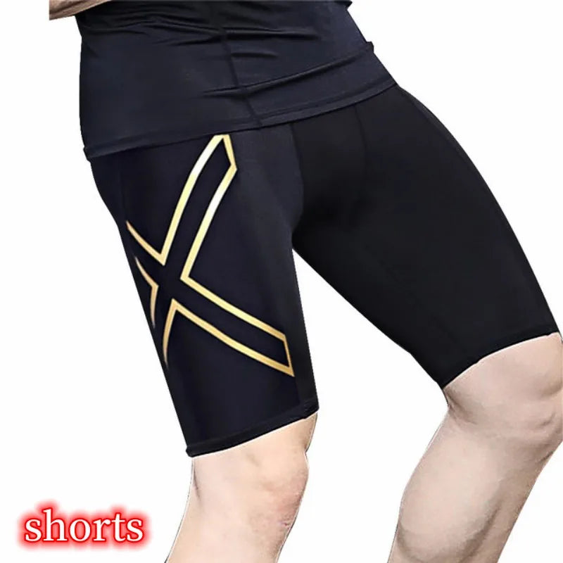 Men's sports pants compression quick-drying fitness sports leggings
