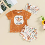 Toddler Baby Girl Western Outfit Wild Hair Don