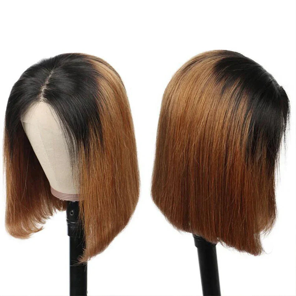 Short Bob Wig Ombre 1B/30 Bob Straight Highlight
