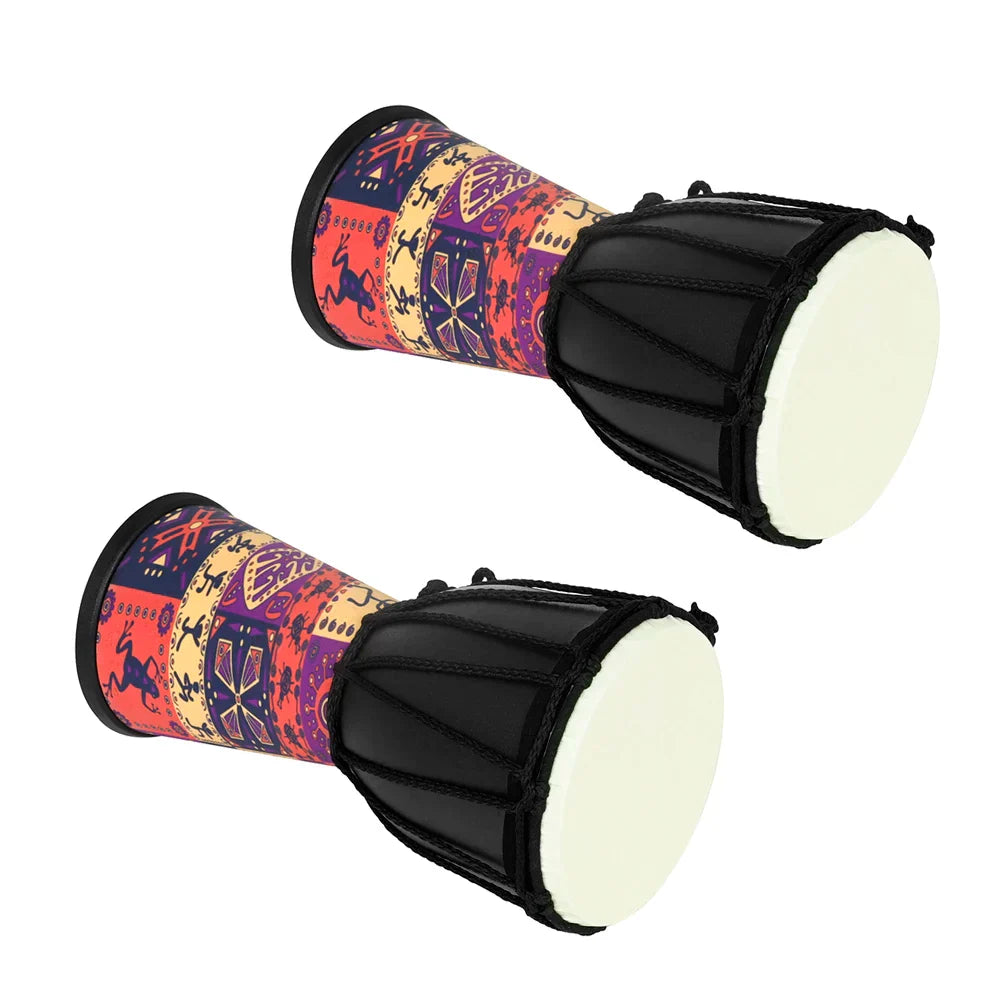 4 Inch African Drum for Kid Portable ABS