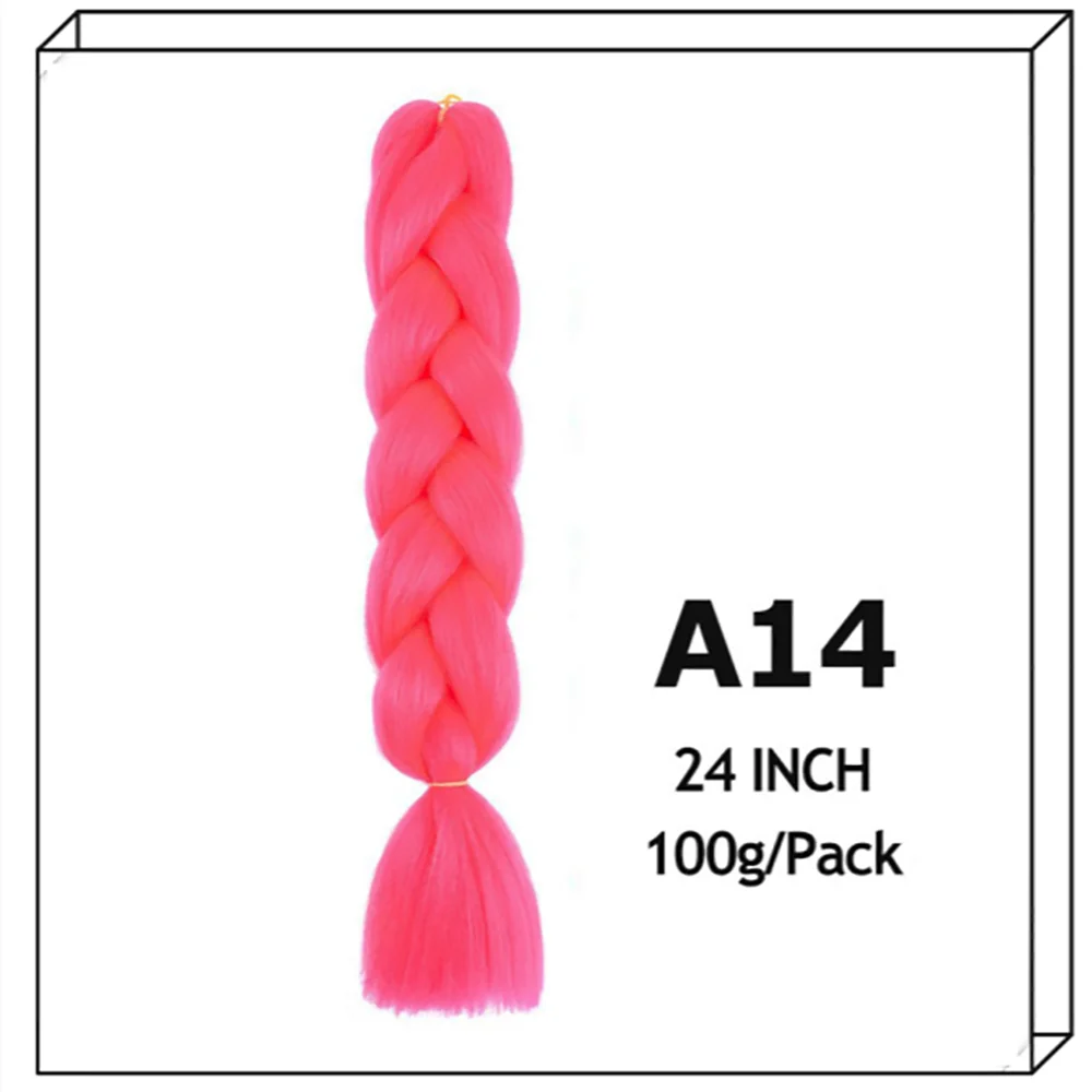24Inch Synthetic Long Jumbo Ombre Braiding Hair For