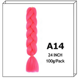 24Inch Synthetic Long Jumbo Ombre Braiding Hair For