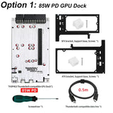 TH3P4G3 85W PD Charging Thunderbolt-compatible GPU Dock for