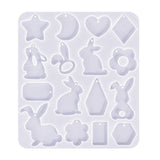 DIY Geometric Animal Shaped Earrings Silicone Mold with
