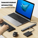 10 in 1 USB Hub Dock AUX HD-compatible